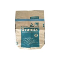 20KG Paper laminated pp woven block bottom bag for industrial goods packaging cement flour packaging